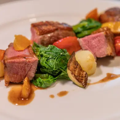 creation thumb for Duck breast with orange sauce