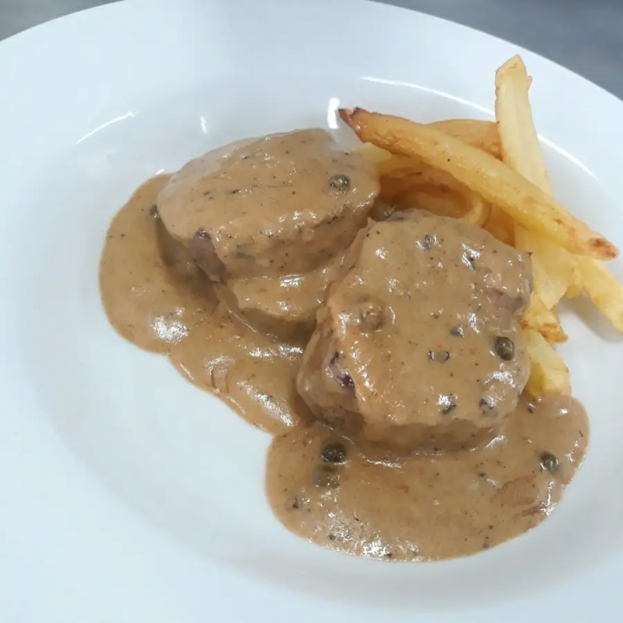 creation thumb for Filet aux poivre vert