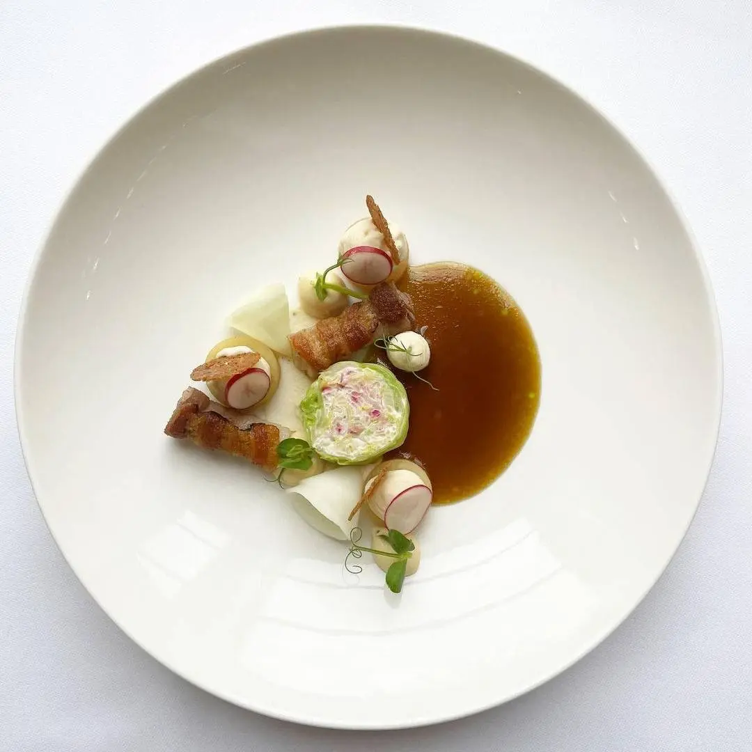 creation thumb for Pork Belly|Kohlrabi|Pointed Cabbage|Horseradish|Hoi Sin