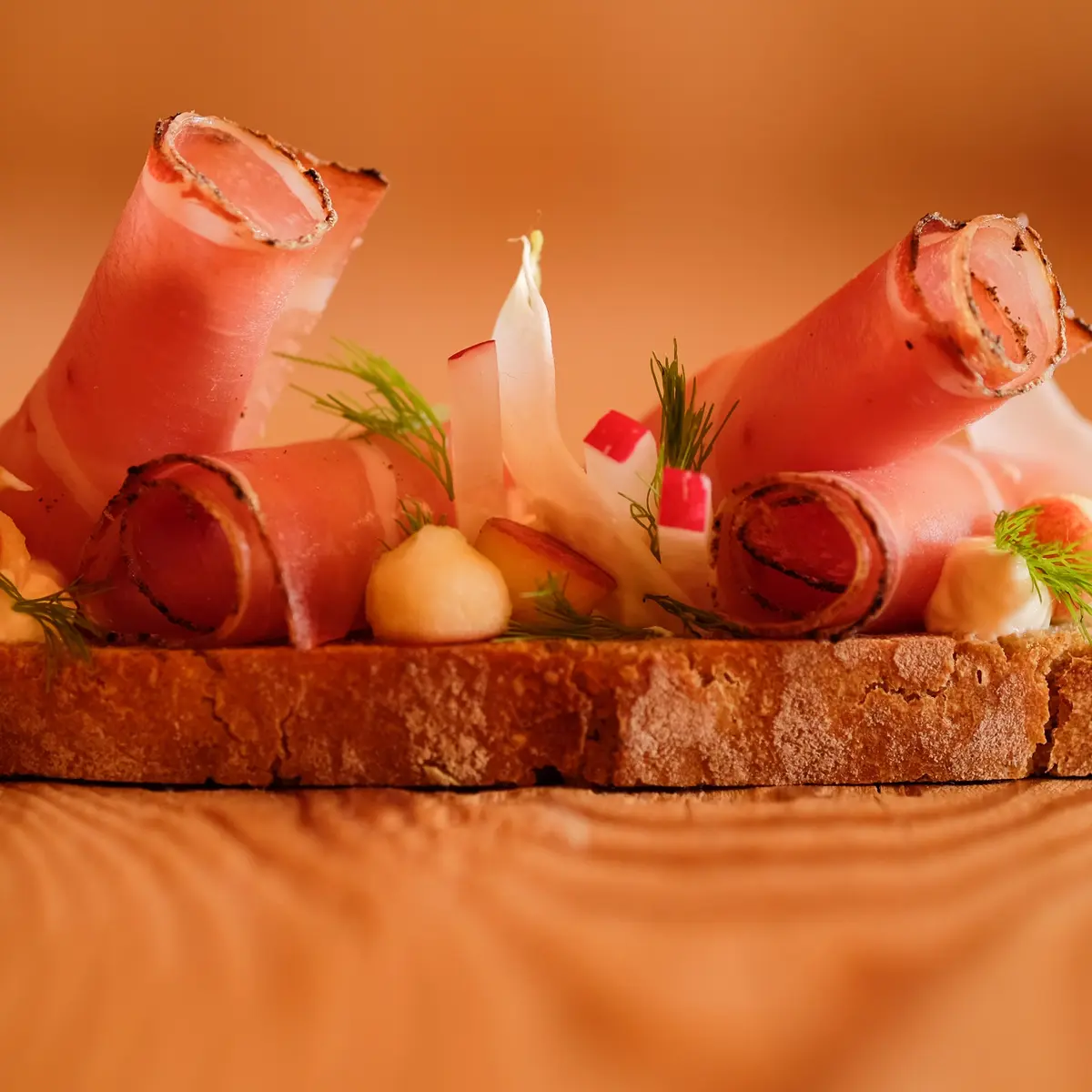 creation thumb for Appetizer with local Speck