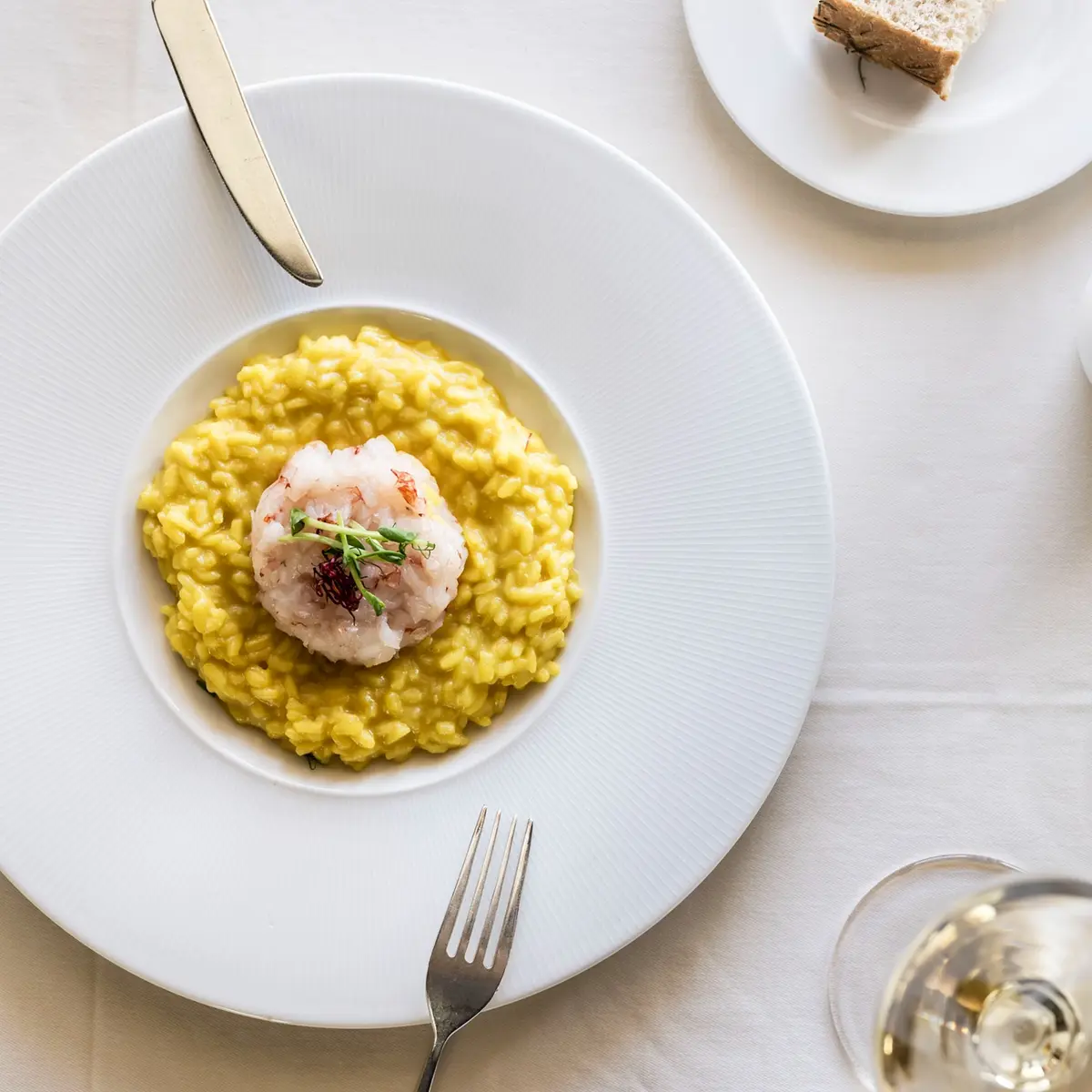 creation thumb for Risotto mit Safran und roten Garnelen