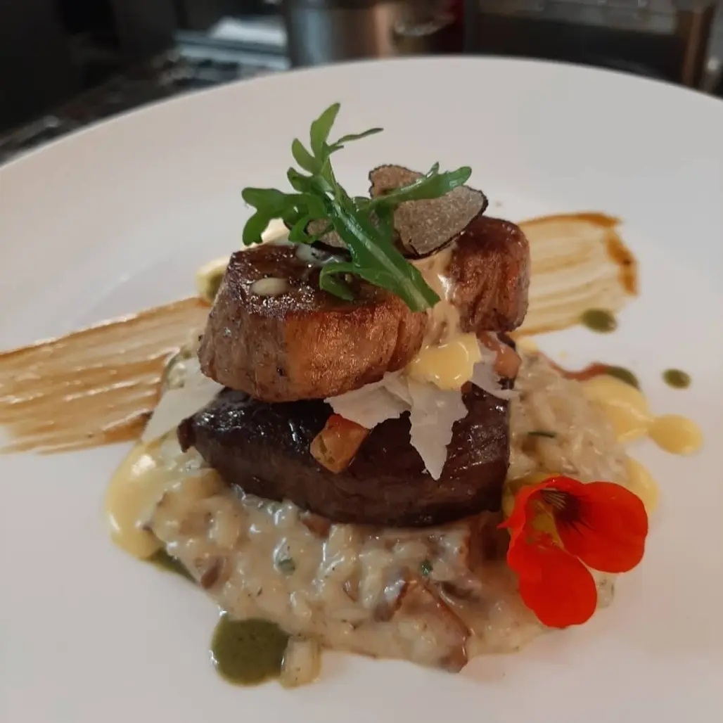 creation thumb for Filet Lasagne auf Pfifferling Risotto