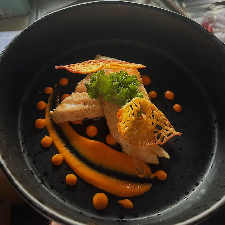 creation thumb for Basa Escabeche with Red Pepper Purée