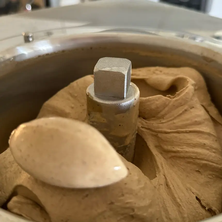creation thumb for Hojicha Tea, Prune & Vanilla Gelato