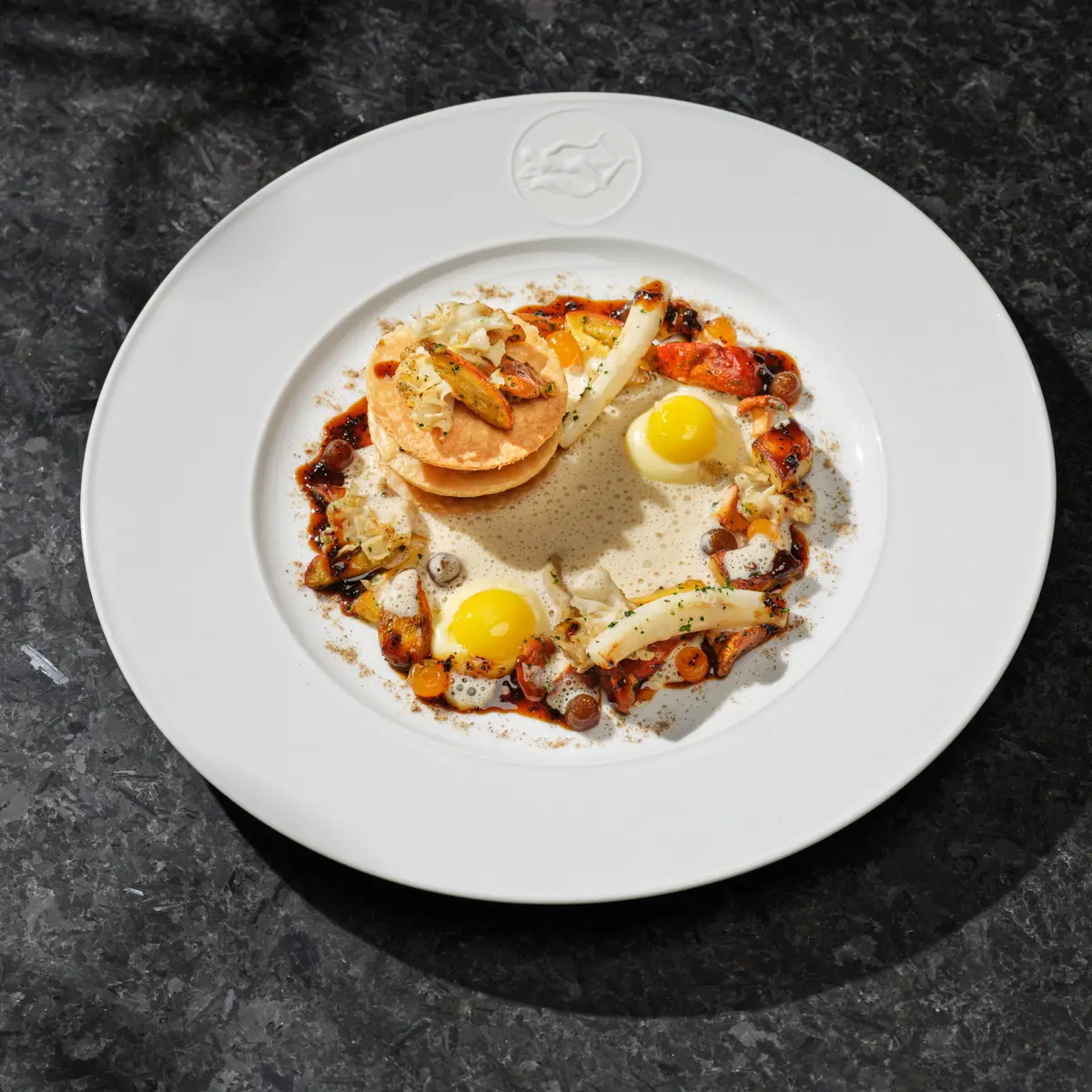creation thumb for Puff Pastry Pillow with a Compote of native Forest Mushrooms