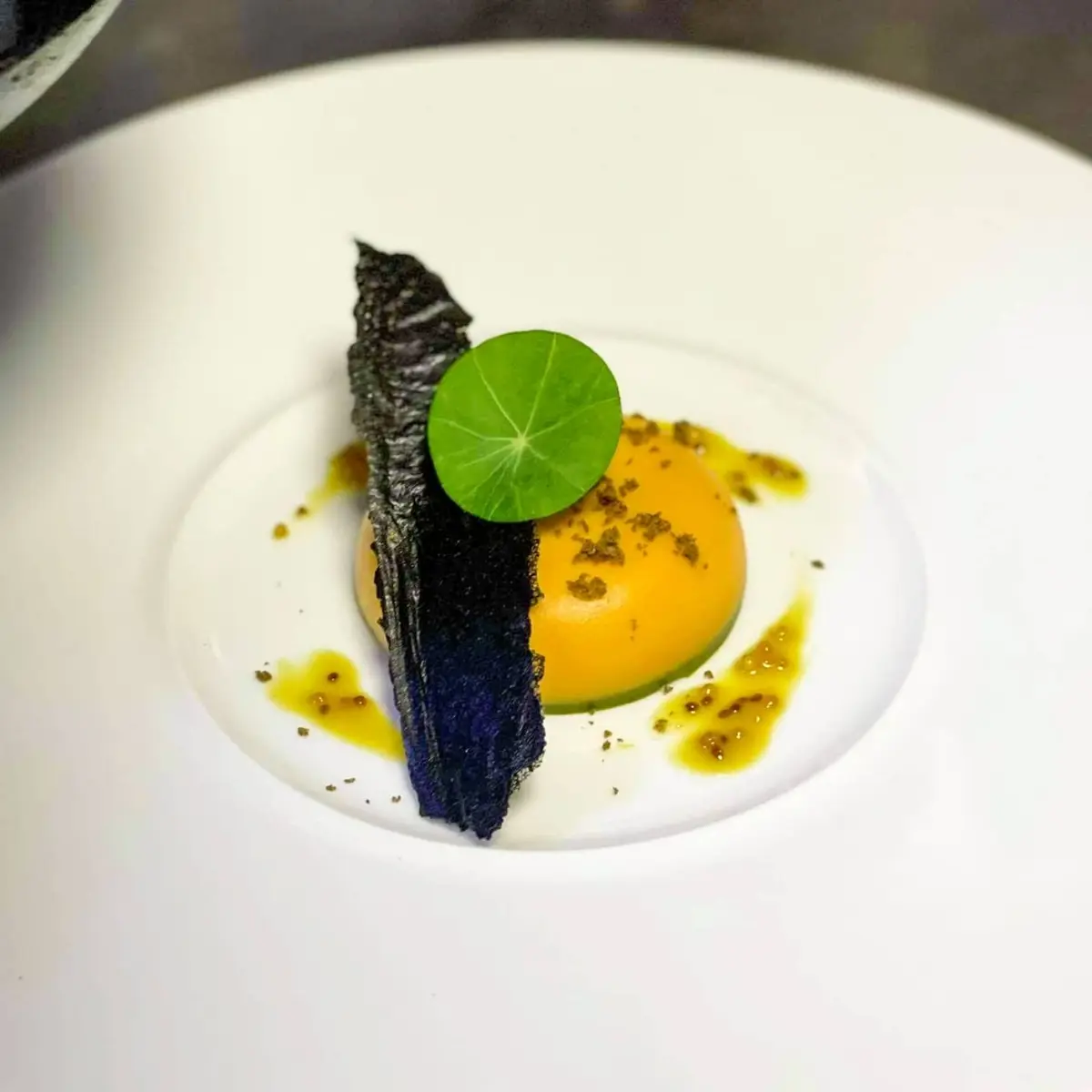 creation thumb for Smoked trout, horseradish, crust of bread, mustard