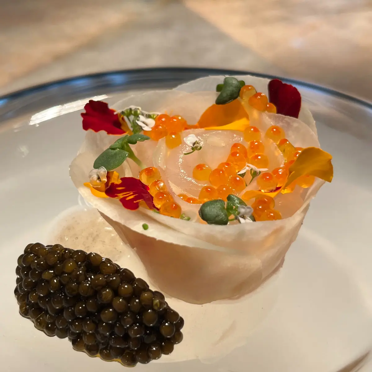 creation thumb for Sea Bream and Kohlrabi Rose