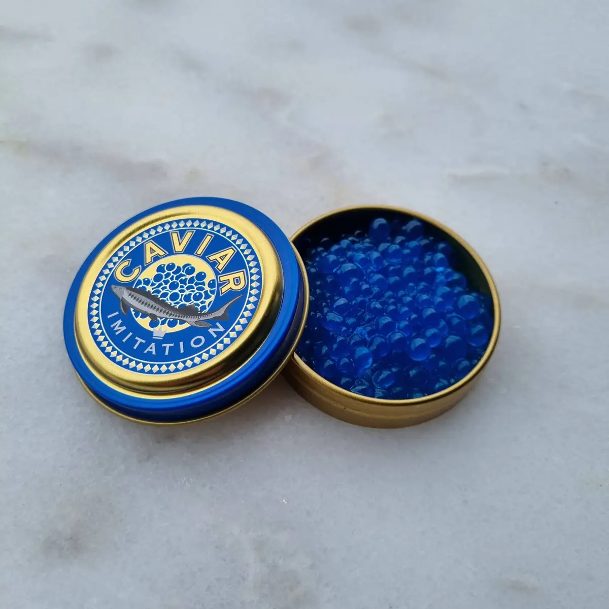 creation thumb for Caviar de Blue Curacao & Ouzo