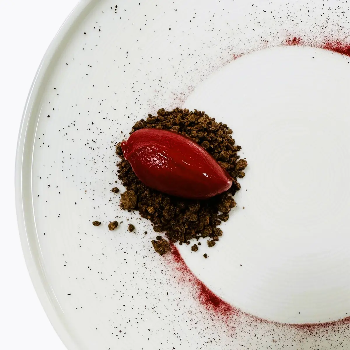 creation thumb for Beetroot & Caramelized  🍏 Green apple Sorbet