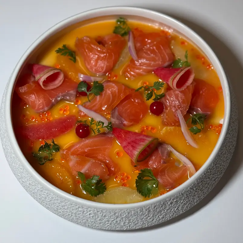 creation thumb for Salmon marinato agli agrumi e alle erbe
