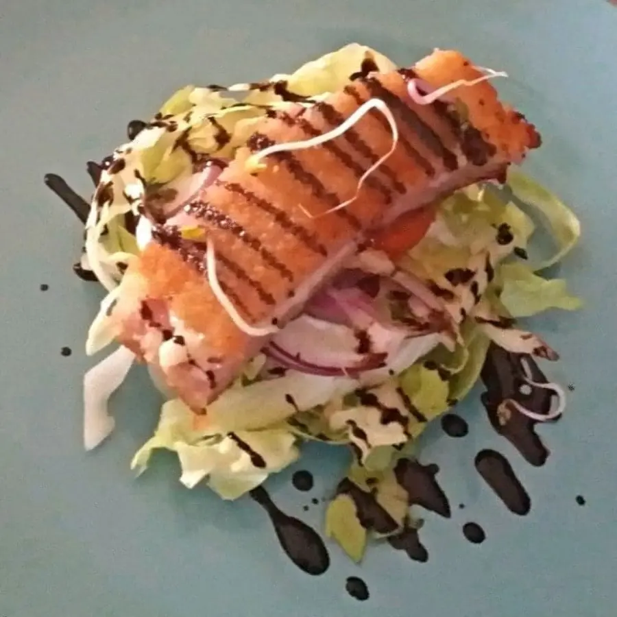 creation thumb for Tiradito de jamón y queso con sobrasada a la miel