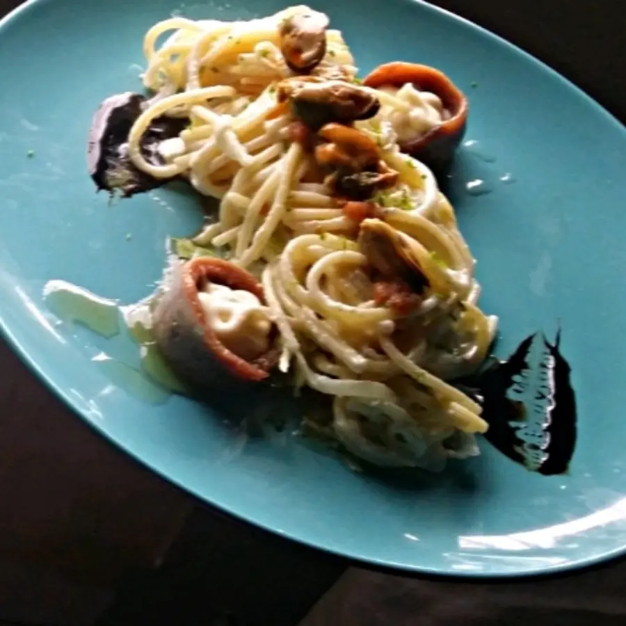 creation thumb for Spaghettis coconut con su escabeche y su salazón