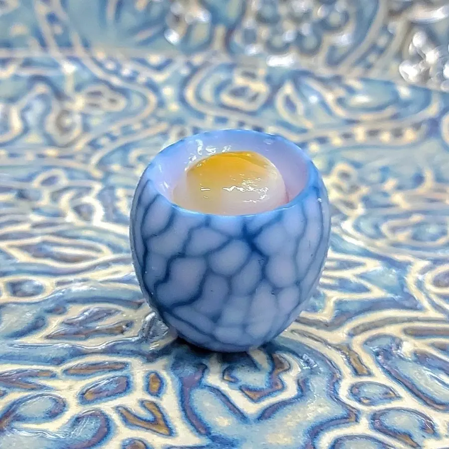 creation thumb for Blue spirulina pickled egg 🥚