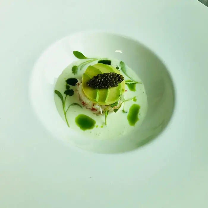 creation thumb for #caviar#king crab#coriander#avocado