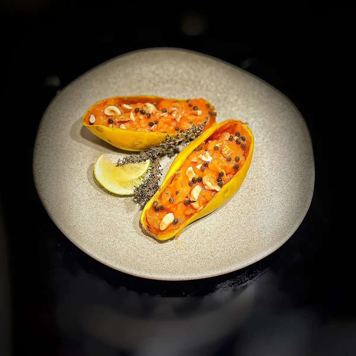 creation thumb for Vegan papaya tacos