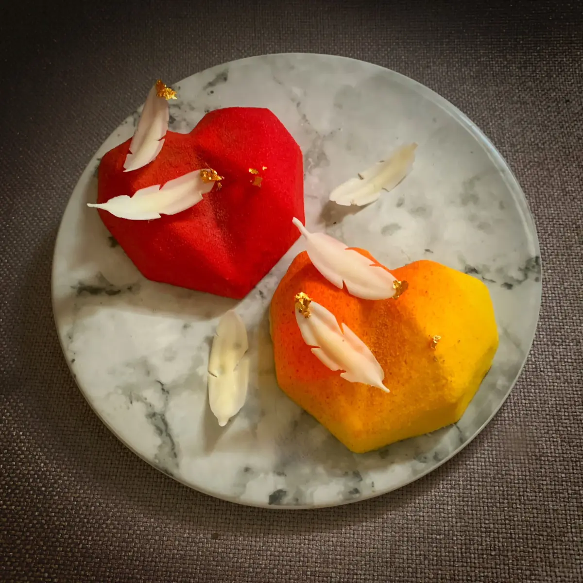 creation thumb for White Chocolate and Passion Fruit Bavaroise