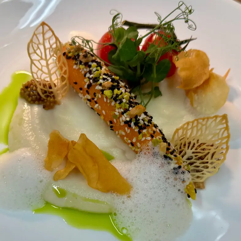 creation thumb for Sous Vide Carrot | Nut Crunch | Jerusalem Artichoke