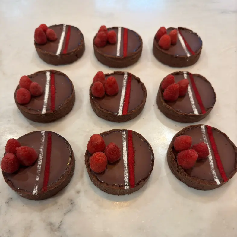 creation thumb for Crostata al cioccolato e lamponi