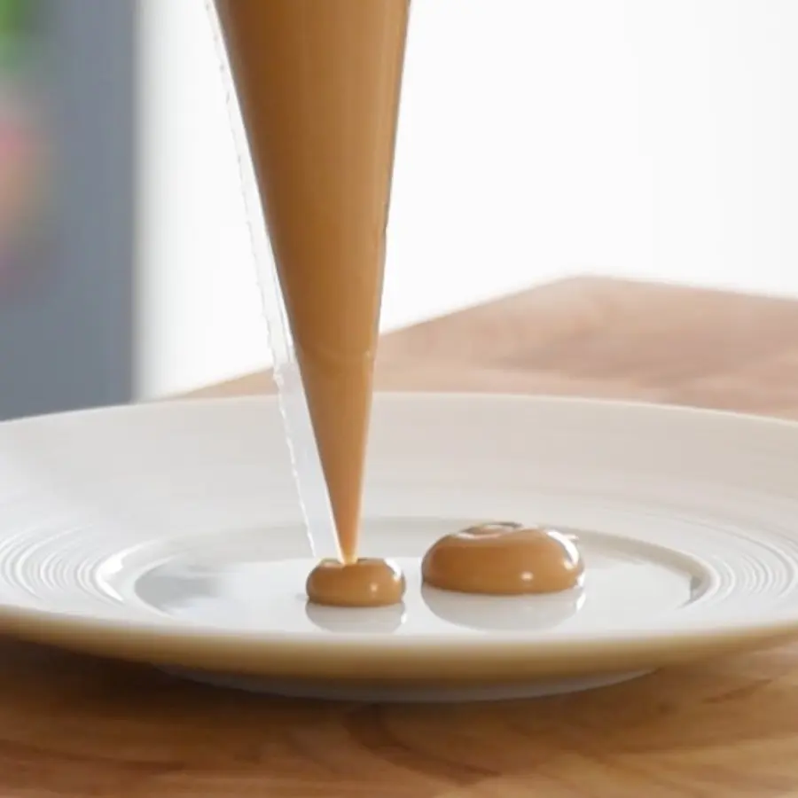 creation thumb for ¡Receta de gel de chocolate blanco caramelizado!