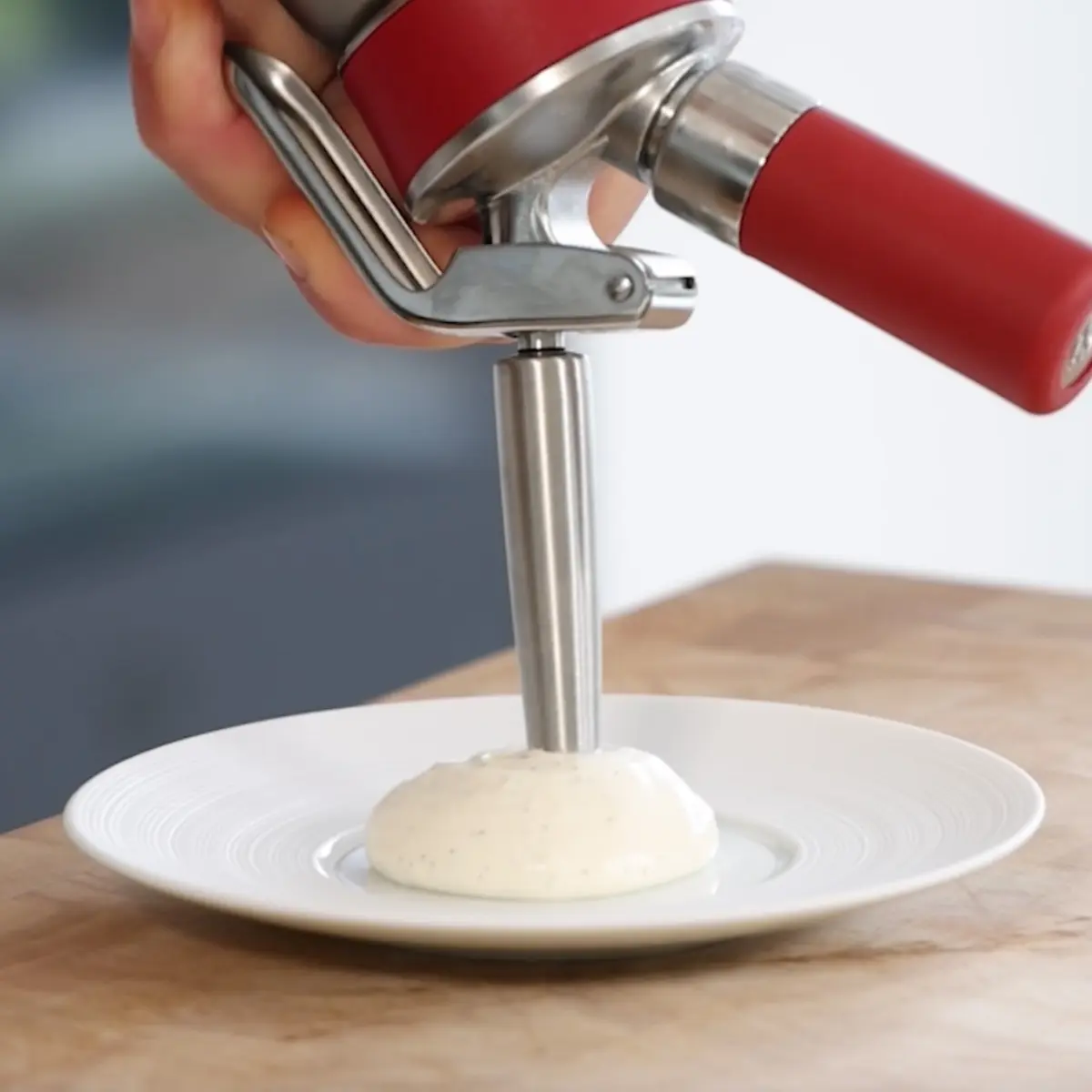 creation thumb for Espuma de vainilla y chocolate blanco