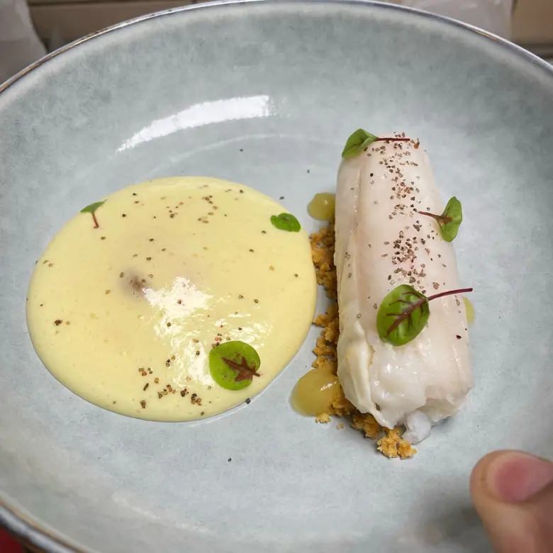 creation thumb for Sole with Mandarin hollandaise sauce