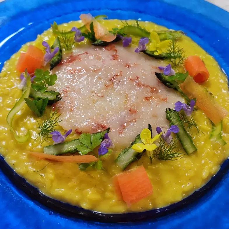 creation thumb for Rice, fennel, saffran and shirmps