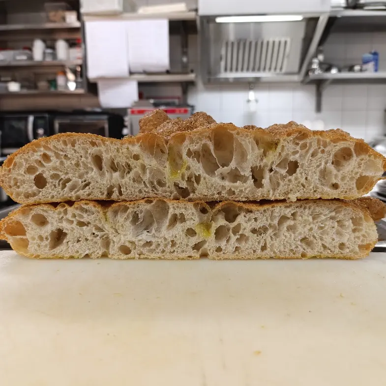 creation thumb for Focaccia with rosmarin salamoia