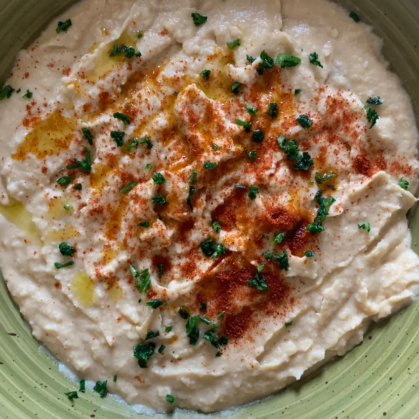 creation thumb for Chickpea hummus for 4 people