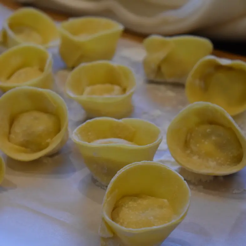 creation thumb for Tortellini stuffed shrimp and cream cheese