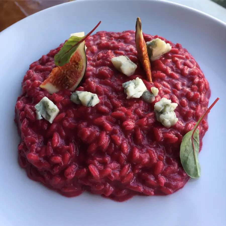 creation thumb for Risotto/roquefort/beetroot/figs