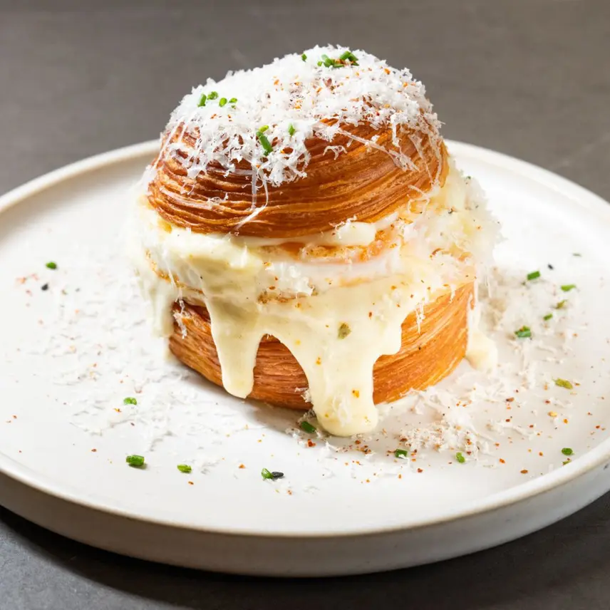 creation thumb for Croque madame in croissant