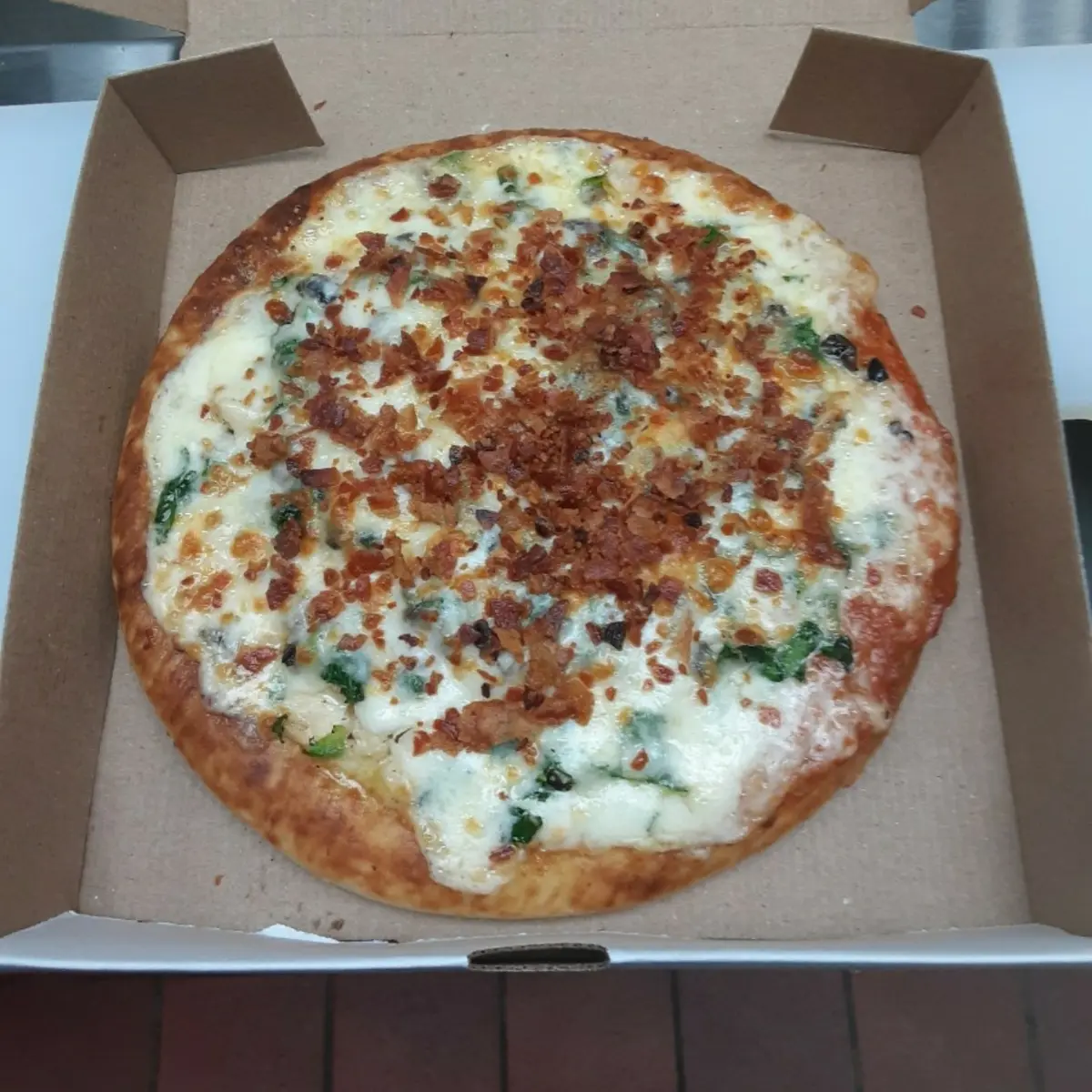 creation thumb for Chicken bacon ranch pizza india style
