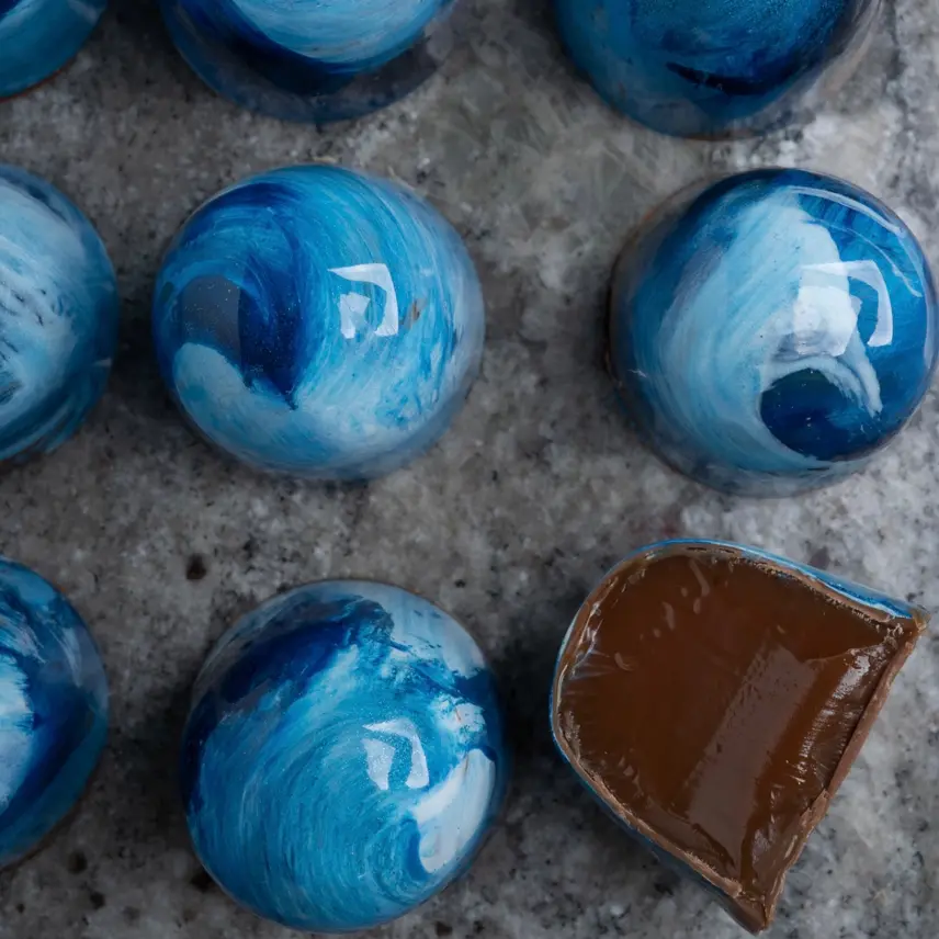 creation thumb for Caramel & milk chocolate ganache