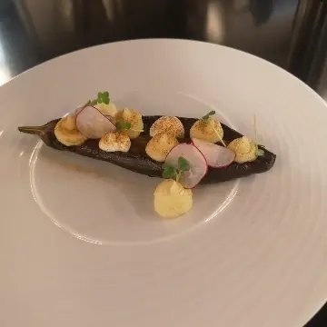 creation thumb for Sous vide Aubergine, Petersiliewurzel Griechischer Joghurt