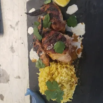 creation thumb for Weird plating experiment, indian butter chicken w/ rice