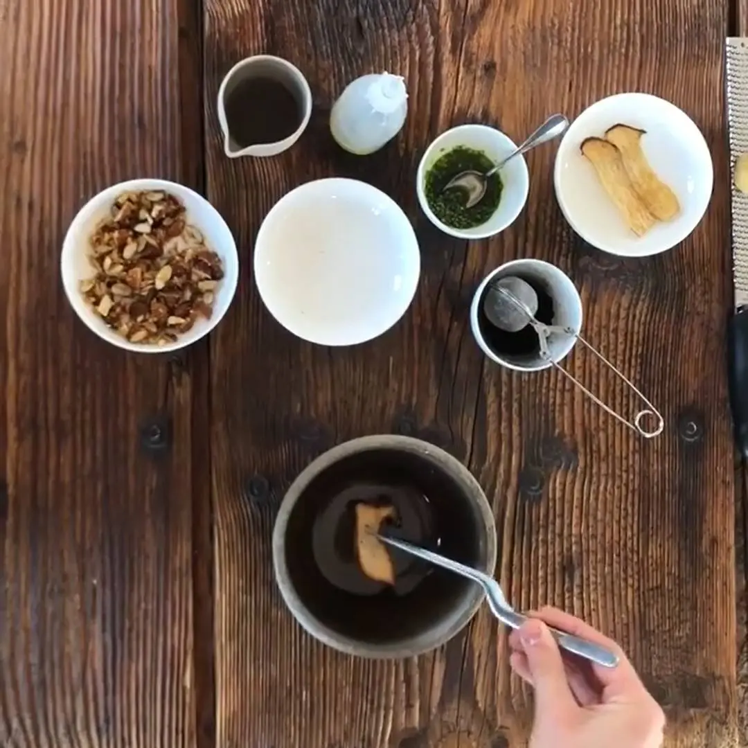 creation thumb for Kochen zu Hause: Königsausternpilz mit Mandeln