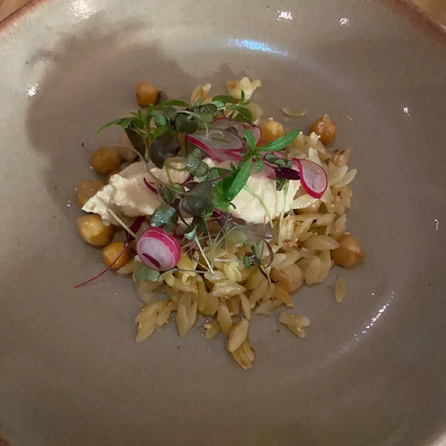 creation thumb for Smoked Orzo and Chickpea Salad!