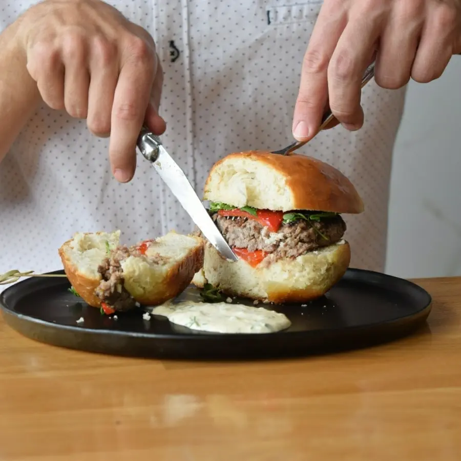 creation thumb for My big, fat greek burger