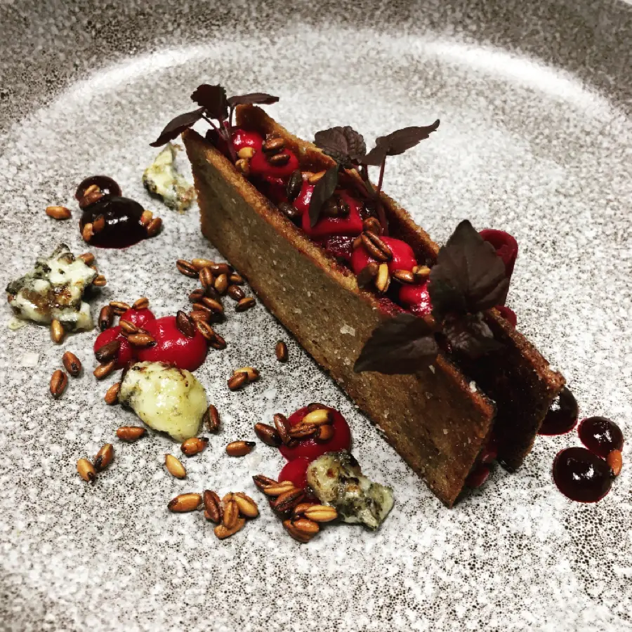 creation thumb for beetroot | rye | local blue cheese