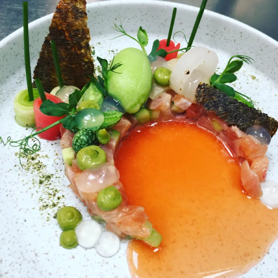 creation thumb for char | daikon | cucumber | grapefruit | tonic | chive