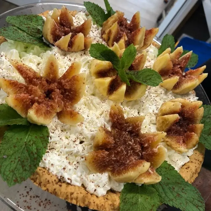 creation thumb for Crostata ai fichi al profumo di menta
