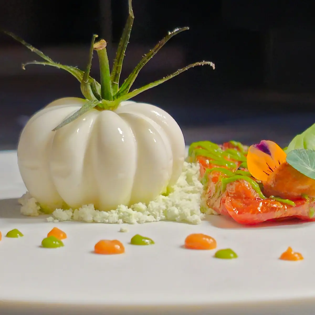 creation thumb for Burrata Caprese – Basil