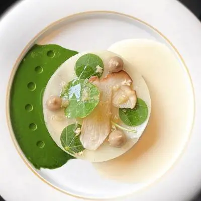creation thumb for Poached Porcini Mushroom with French Walnut Oil