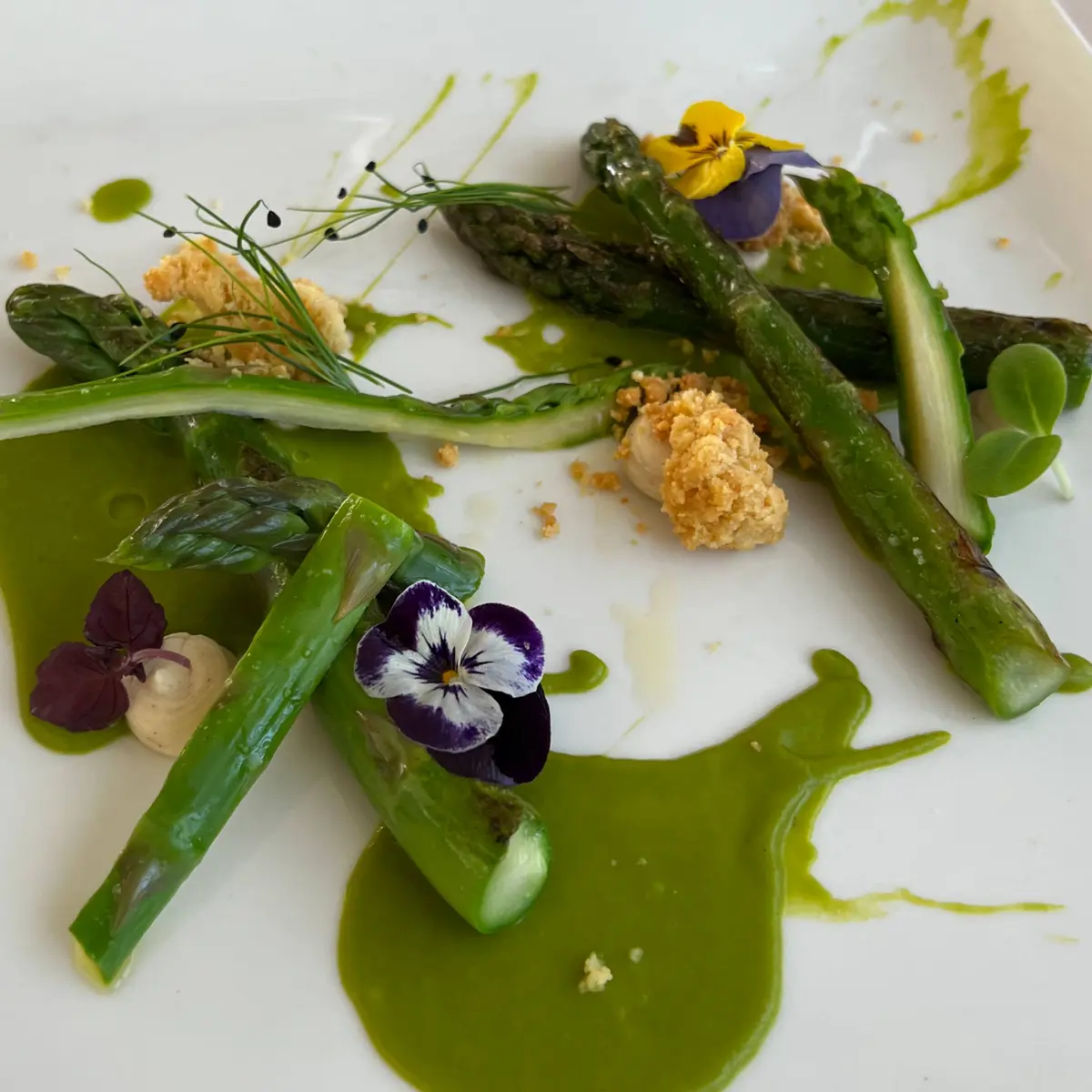 creation thumb for Asparagus, Black Truffle, Parmigiano