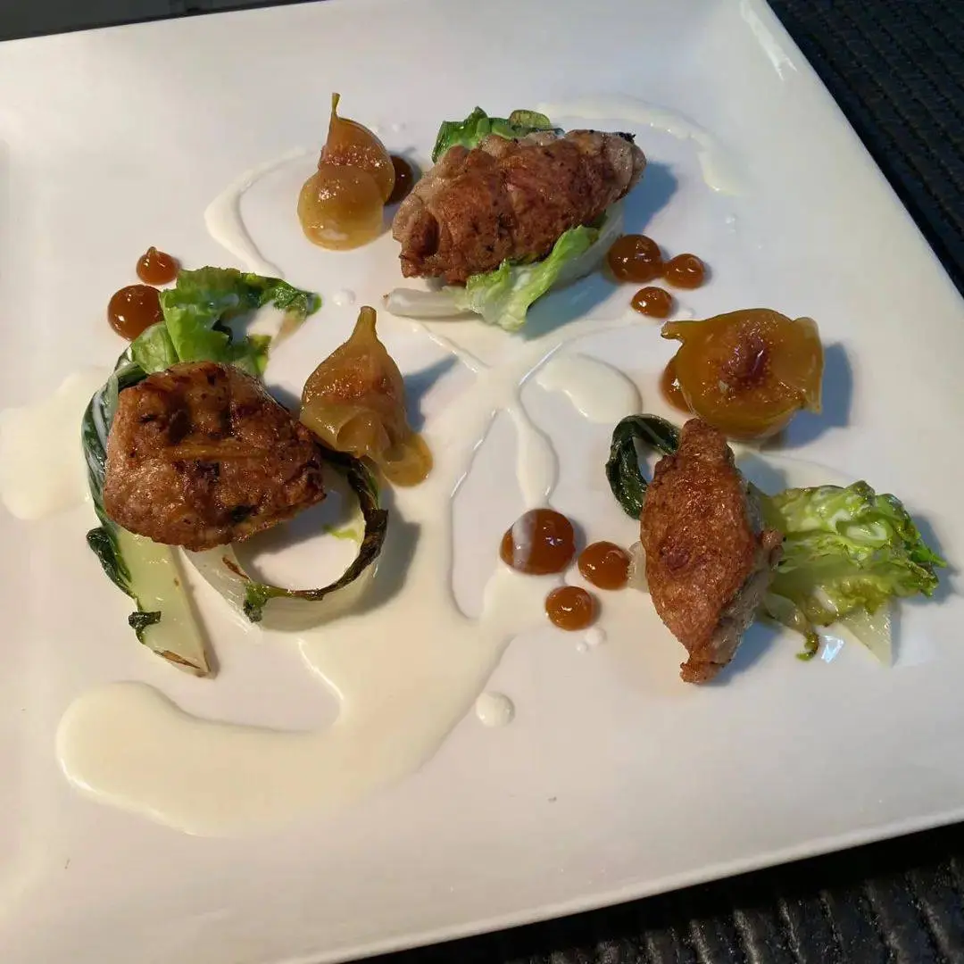 creation thumb for Veal sweetbreads, Leaves and Figs