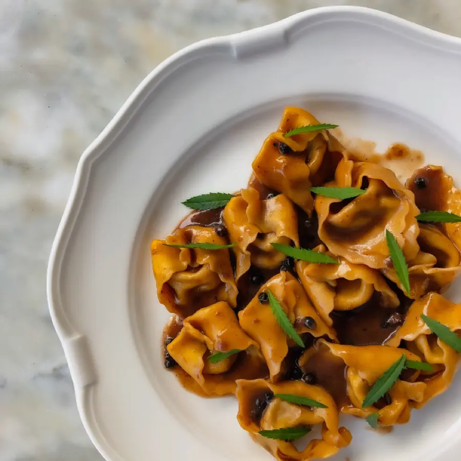 creation thumb for Ox cheeks and tails tortelloni