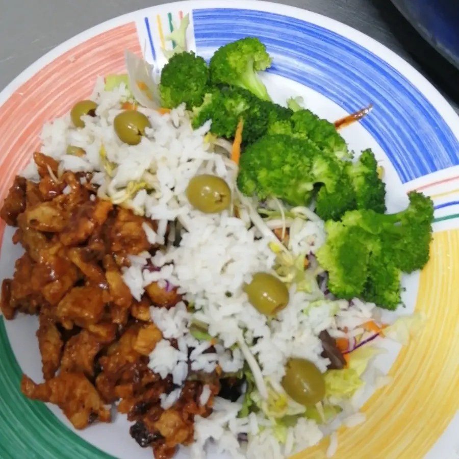 creation thumb for Lechugas porktamarindo arroz aceitunas brocoli