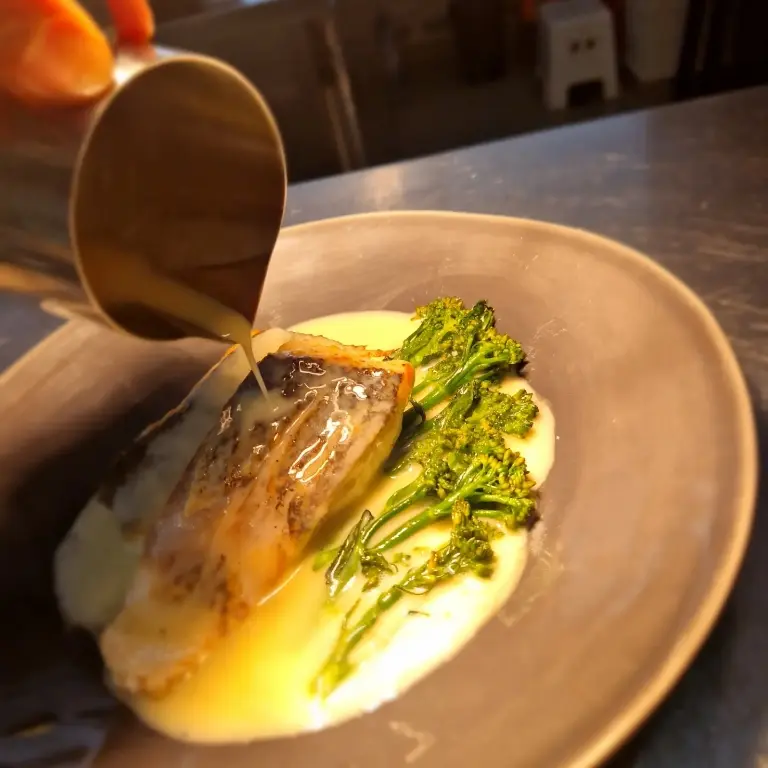 creation thumb for Seabass with beurreblanc
