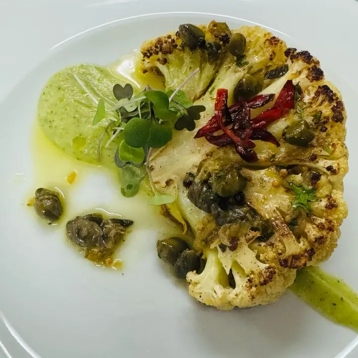 creation thumb for Cauliflower steak with capers