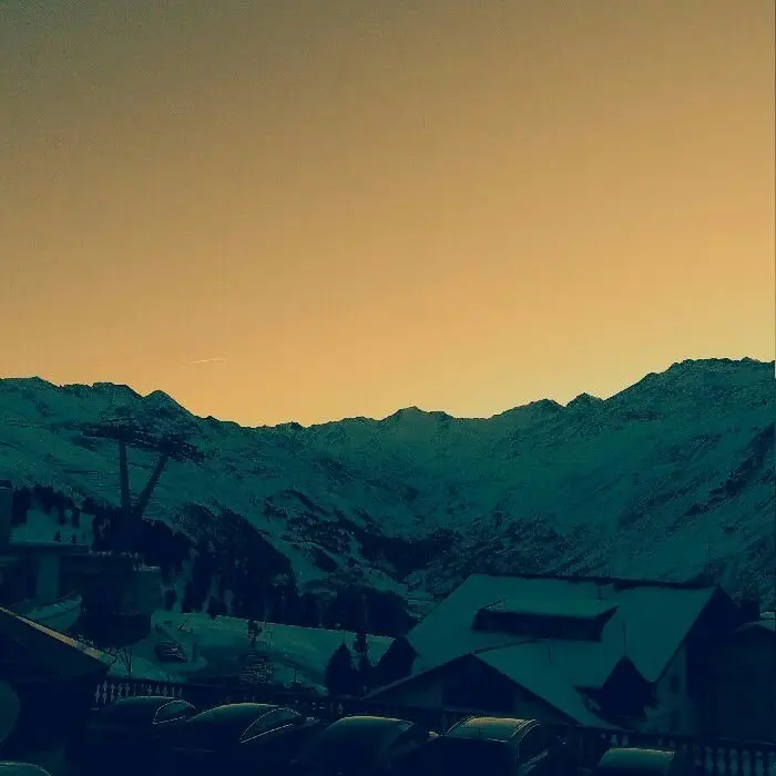 creation thumb for sunset in the Alps